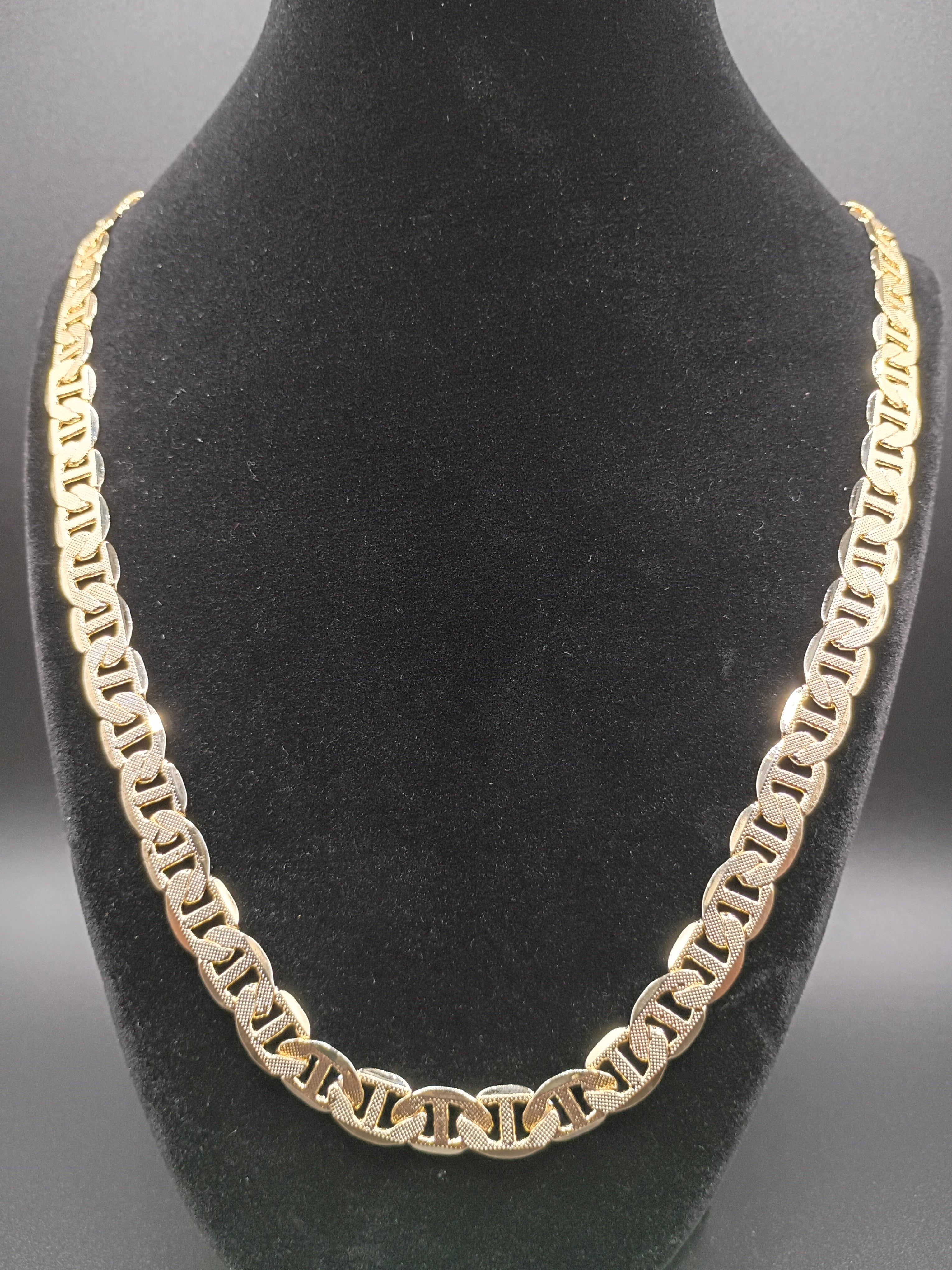 Mariner Link 6mm Gold & Rhodium Plated