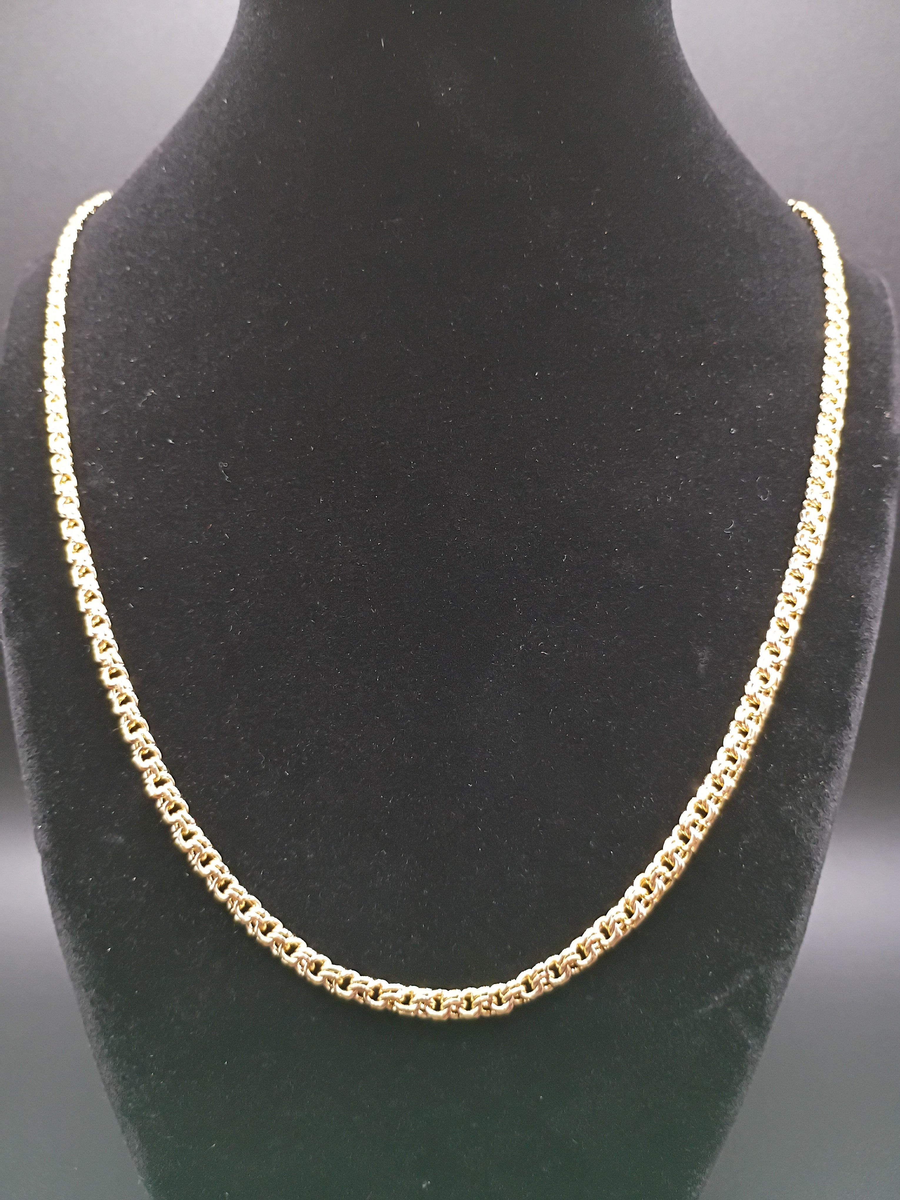 Chino Link 3MM Gold & Rhodium Plated Chain